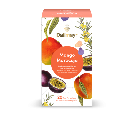 Dallmayr Mango - Passionsfrucht 20 Pyramidenbeutel