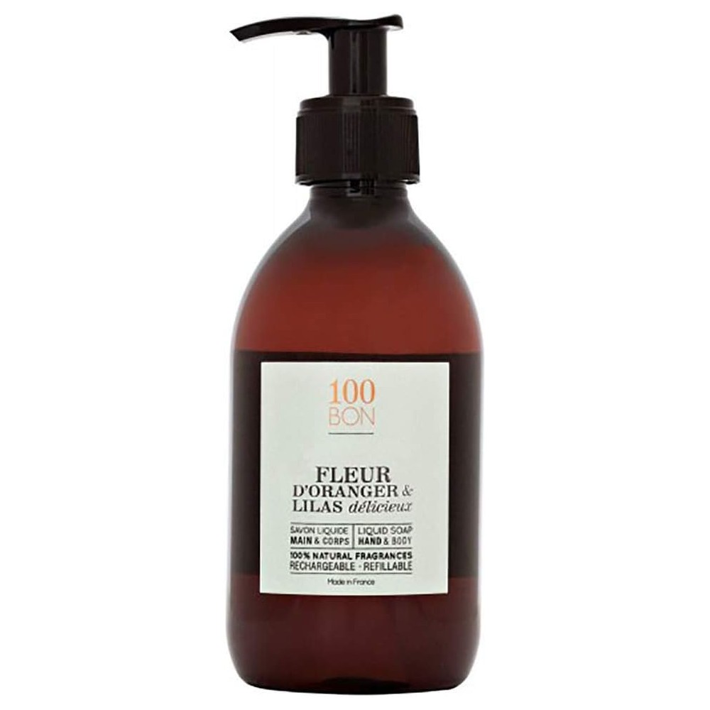 100 Bon Fleur D'Oranger & Lilas Hand- und Körper-Flüssigseife 300 ml / 10.14 fl oz