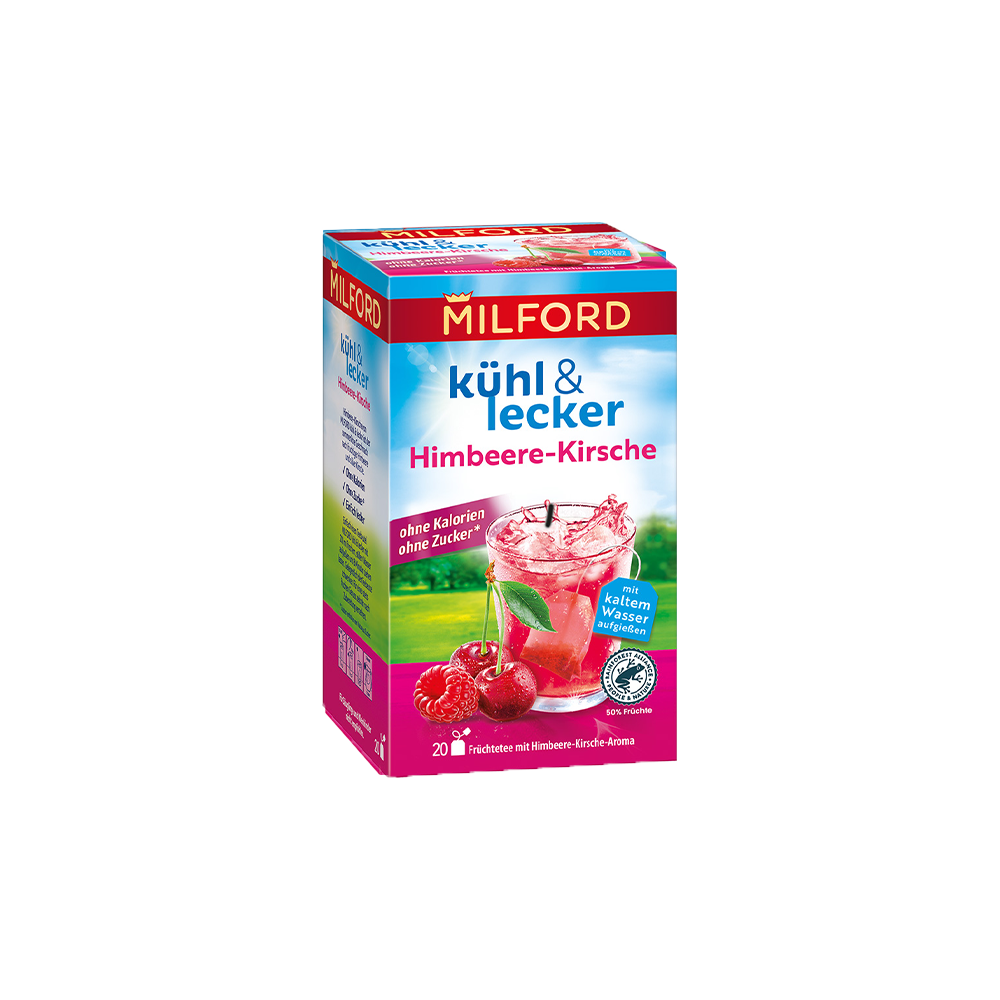 Milford Cool & Delicious Raspberry-Cherry 20 tea bags