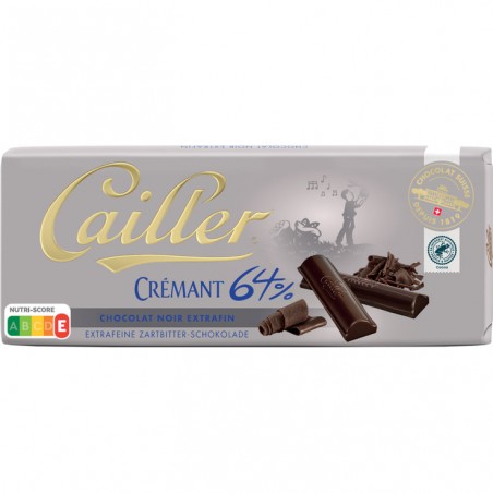 Cailler Cremant 64% Chocolate 100 g / 3.5 oz