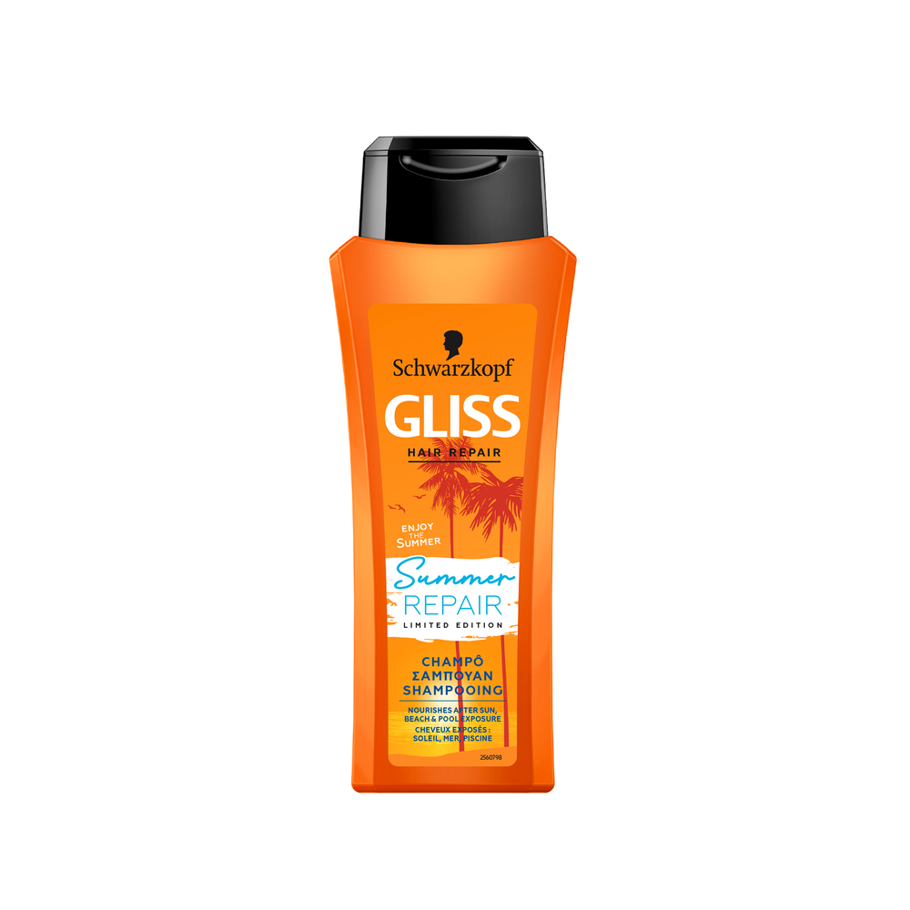 Schwarzkopf Gliss Kur Sommer-Reparatur-Shampoo 250 ml / 8,3 fl oz