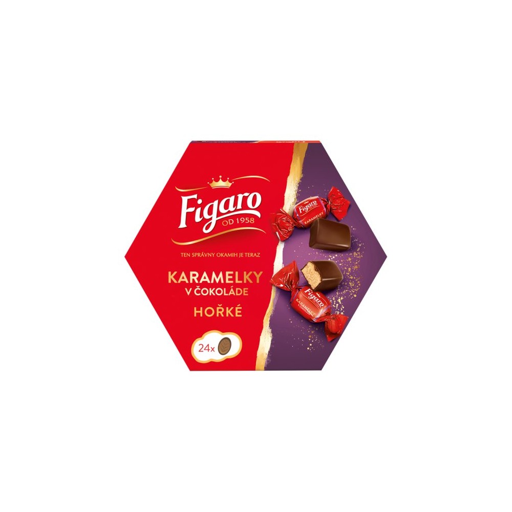 Figaro Dark Chocolate Caramels 221g