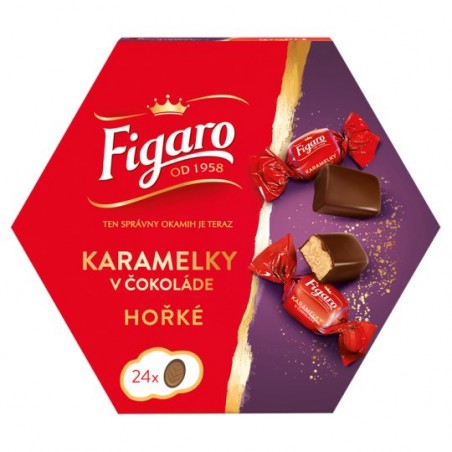 Figaro Dark Chocolate Caramels 221g