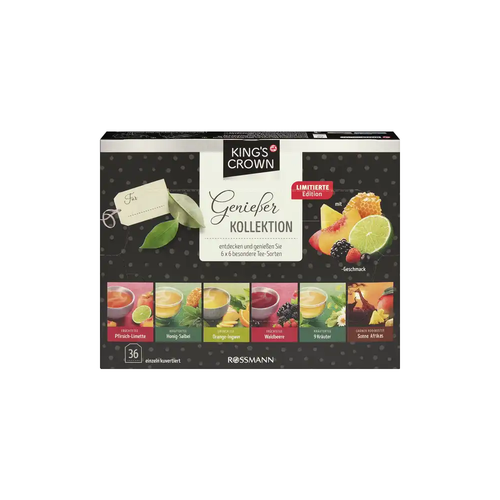 KING'S CROWN Enjoyer Collection 36 tea bags