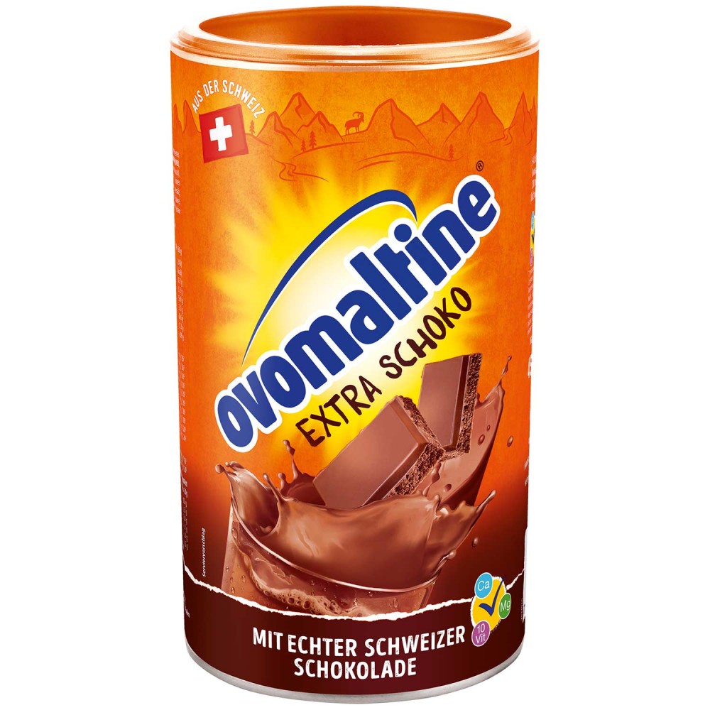 Ovomaltine Extra Choco Pulver 450 g / 15 oz