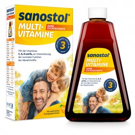 Sanostol Multi-vitamins without added sugar 460 ml / 15.55 fl oz