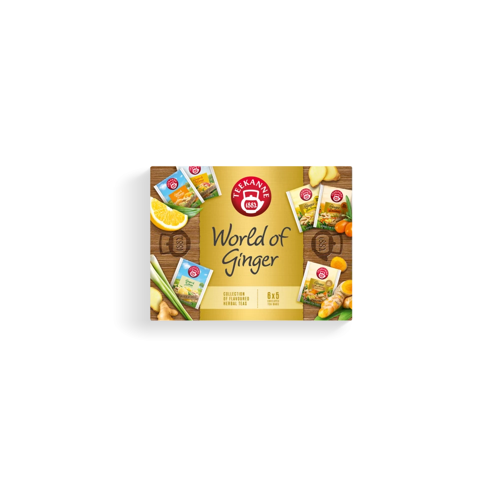 Teekanne World of Ginger Collection 6x5 Teebeutel