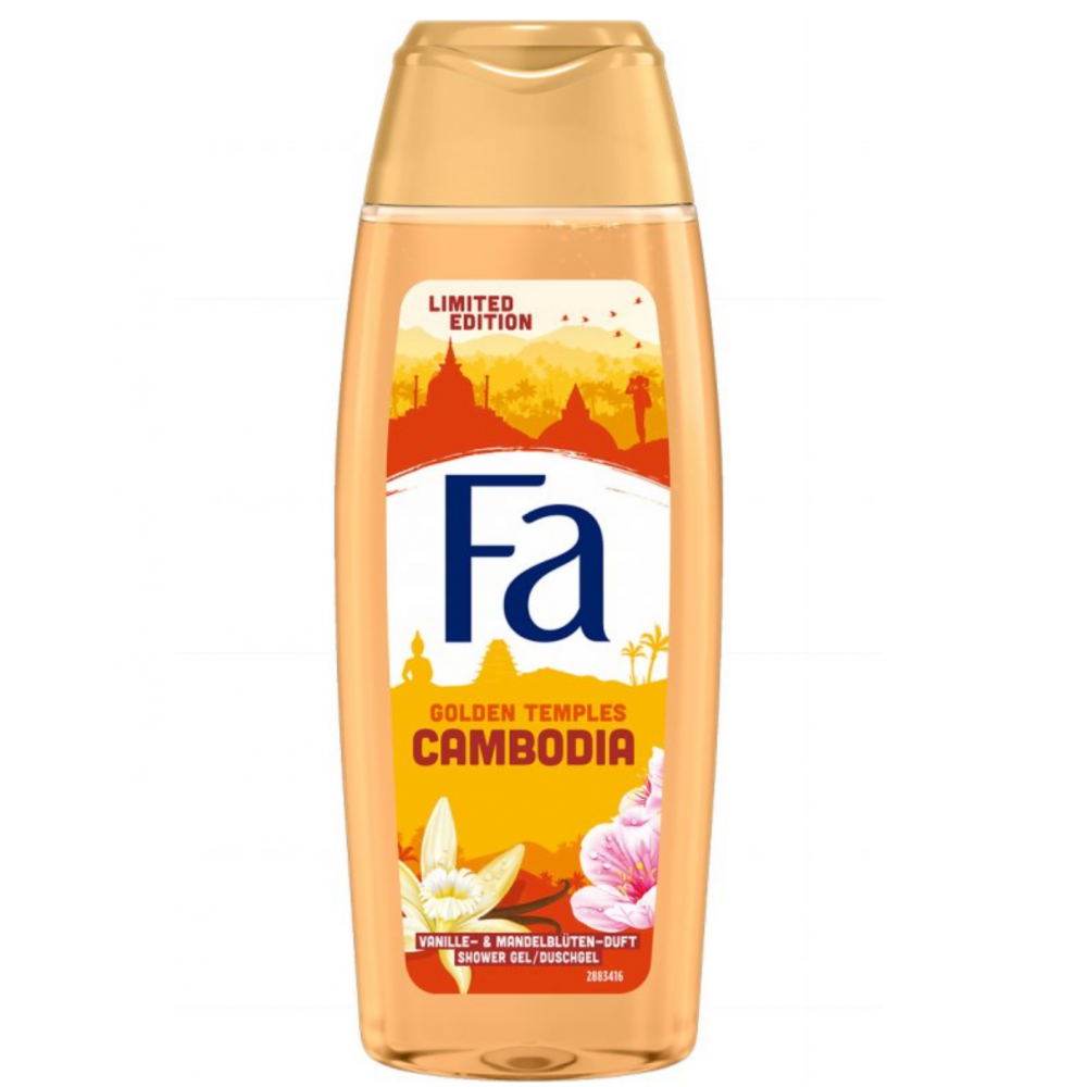 Fa Golden Temples Cambodia Shower Gel 250 ml / 8.4 fl oz