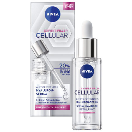 NIVEA Cellular Expert Filler Auffüllendes Hyaluron-Serum 30 ml / 1,0 fl oz