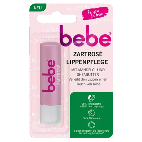 Bebe Zart-rose / Lippenbalsam mit zarter Rose 4,9 g