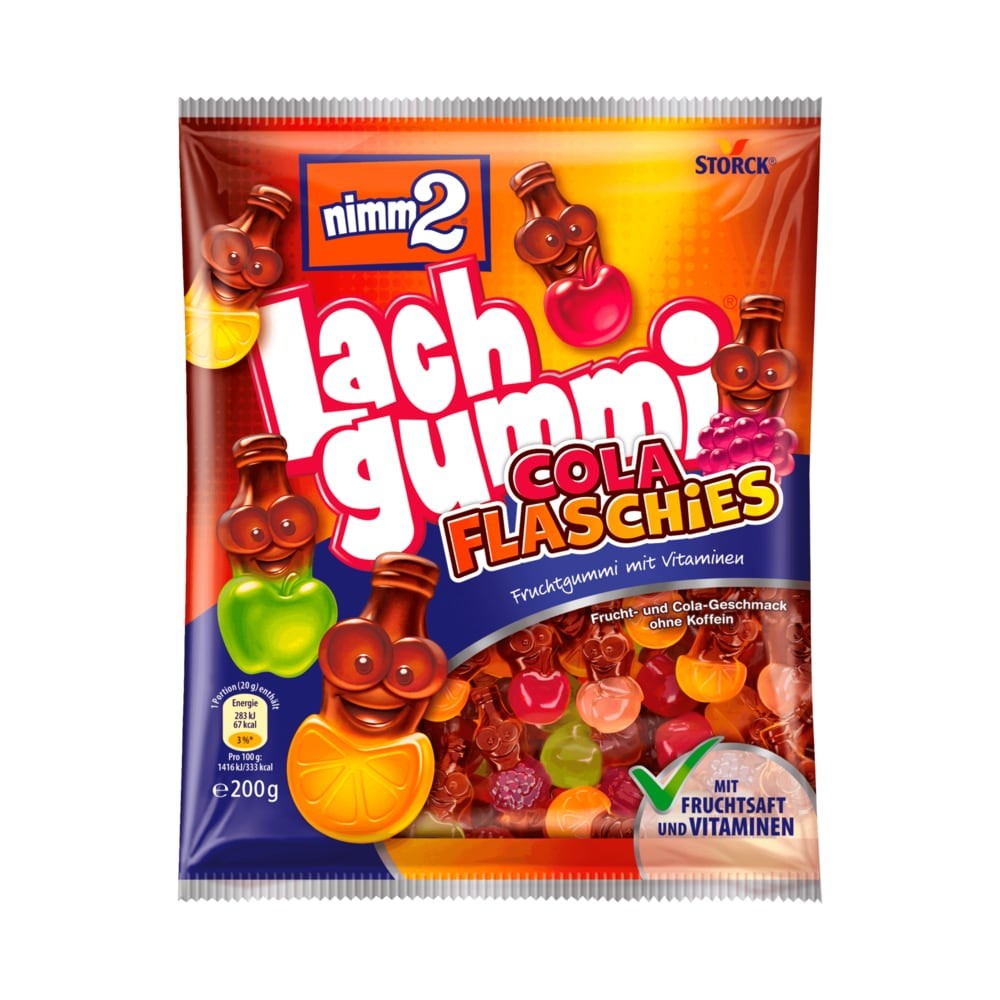 nimm2 Smile Gummi Cola Buddies 200 g / 7.0 fl oz