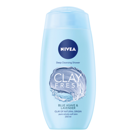 NIVEA Clay Fresh Blue Agave & Lavender Duschgel 250 ml