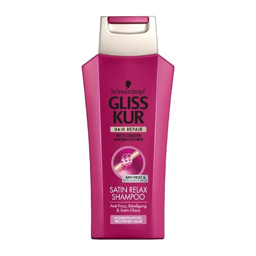 Schwarzkopf Gliss Kur Satin Relax Shampoo 250 ml / 8.4 fl oz