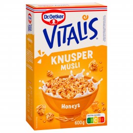 Dr. Oetker Vitalis Crispy Muesli Honeys 600g