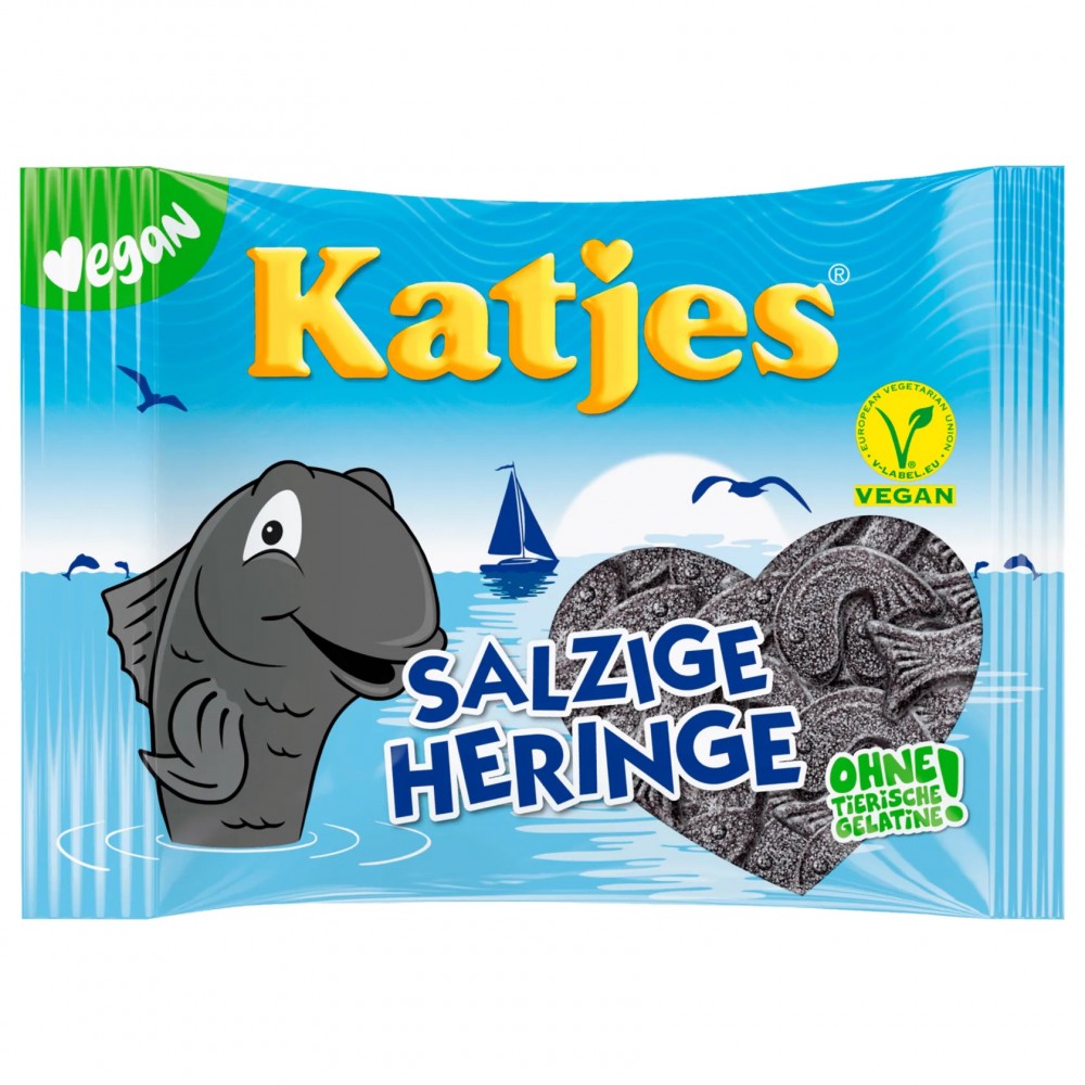 Katjes Salzige Heringe / Salty Herring 175 g