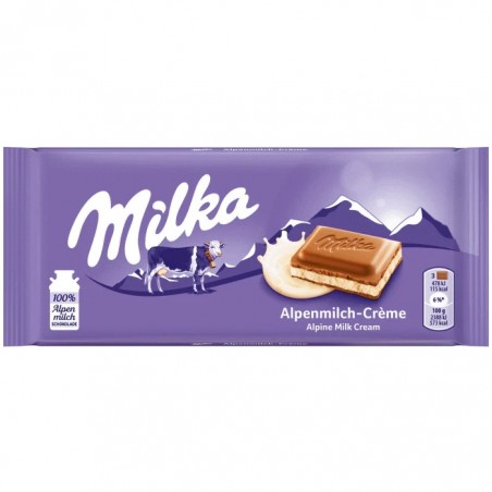Milka Alpenmilch-Cremeschokolade 100 g / 3,4 Unzen