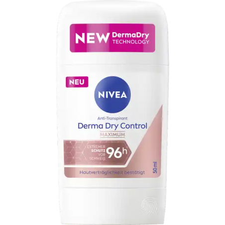 NIVEA Derma Dry Control Anti-Perspirant Stick 50 ml / 1.7 fl oz