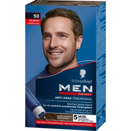 Schwarzkopf Men Perfect Anti-Grau Tönungsgel (50 Hellbraun)