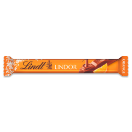 Lindt LINDOR Milk Orange Bar 38g