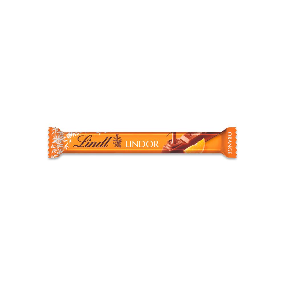 Lindt LINDOR Milk Orange Bar 38g