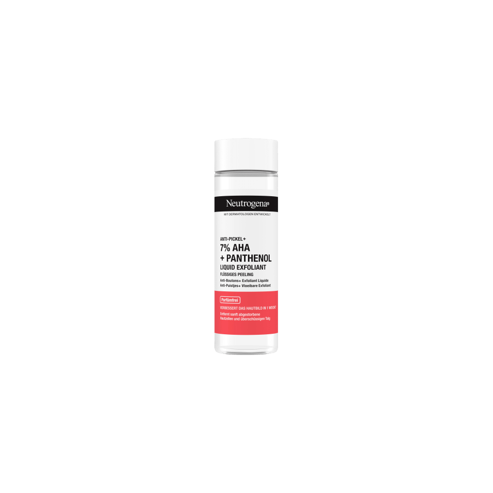 Neutrogena Anti-Pickel+ 7% AHA + Panthenol Flüssiges Peeling 125 ml / 4,2 fl oz
