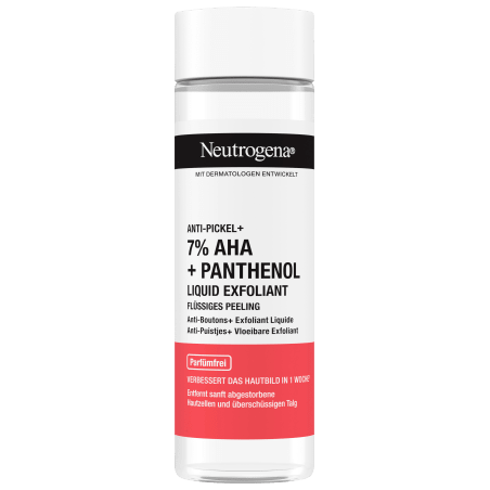 Neutrogena Anti-Pickel+ 7% AHA + Panthenol Flüssiges Peeling 125 ml / 4,2 fl oz