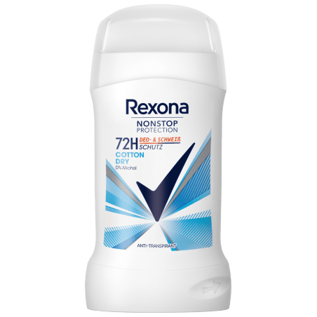 Rexona Nonstop Protection Cotton Dry Anti-Perspirant Stick 50 ml / 1.7 fl oz