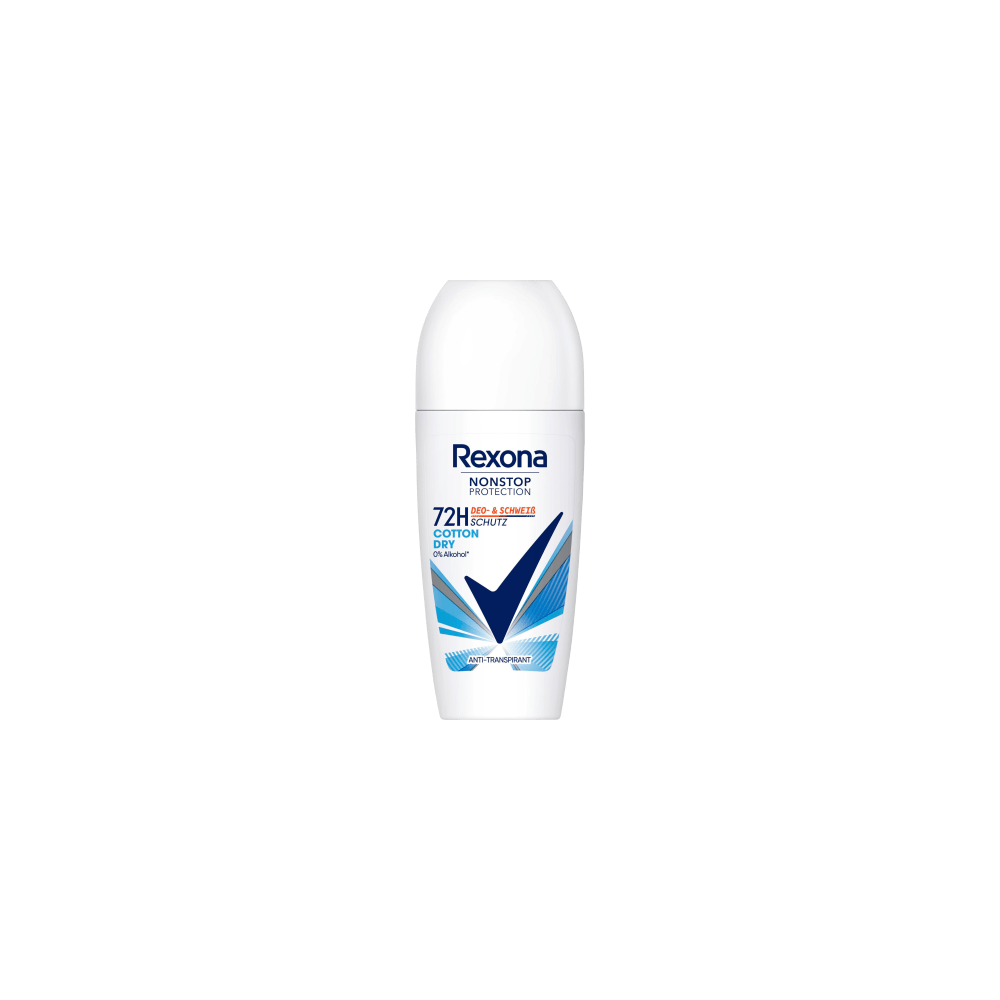 Rexona Nonstop Protection Cotton Dry Anti-Perspirant Roll-on 50 ml / 1.7 fl oz