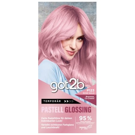 Schwarzkopf got2b Pastel Glossing P123 Rose Gold