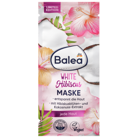 Balea Gesichtsmaske Weißer Hibiskus 16 ml / 0,54 fl oz