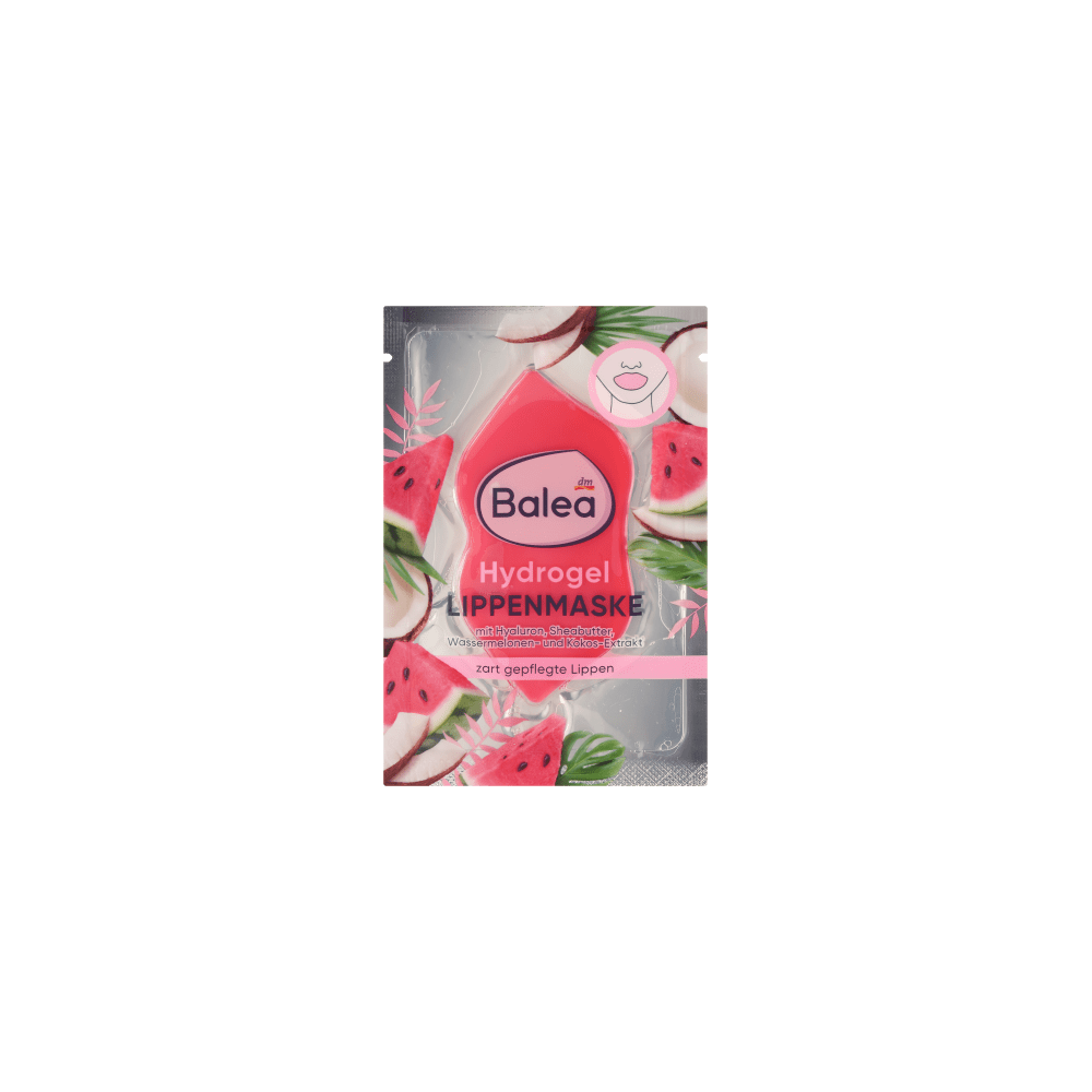 Balea Hydrogel Wassermelone-Kokos-Lippenmaske