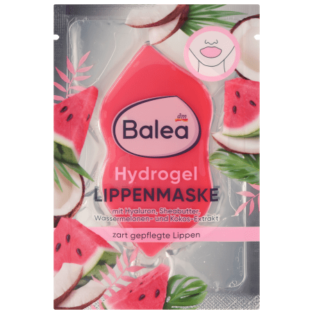 Balea Hydrogel Wassermelone-Kokos-Lippenmaske
