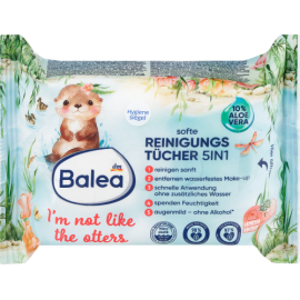Balea Soft cleaning wipes...