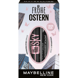 Maybelline New York Eye Makeup Set Mascara Sky High Cosmic Black + free Expression Kajal 33 Black