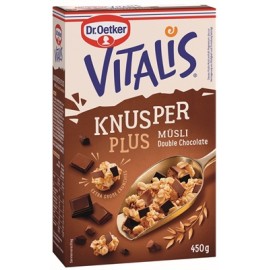 Dr. Oetker Vitalis Crunchy Muesli Plus Double Chocolate 450 g
