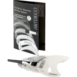ARTDECO Eyebrow Stencil Eye Brow Stencils & Brush Applicator