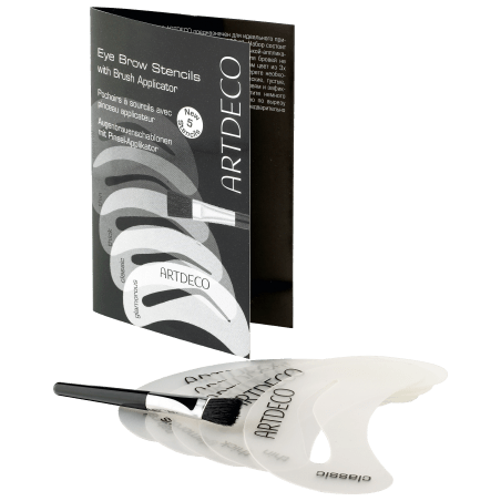 ARTDECO Eyebrow Stencil Eye Brow Stencils & Brush Applicator