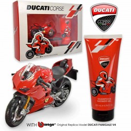 Ducati Corse Shampoo & Shower Gel 200 ml / 6.8 fl oz + Minimoto Gift Set