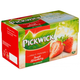 Pickwick aromatisierter Fruchtaufguss süße Erdbeere