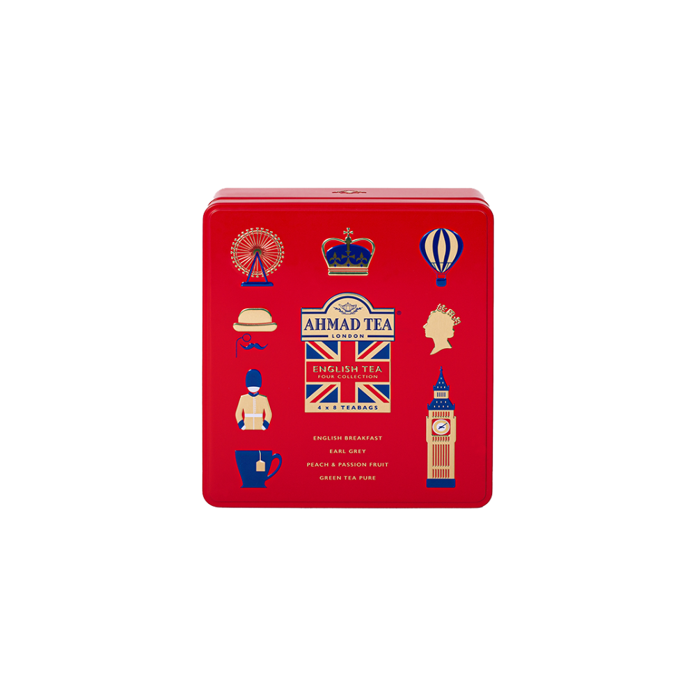 Ahmad Tea English Tea Four Collection 32 alu foil bags