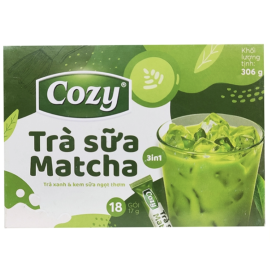 Cozy Matcha-Milchtee 18 x 17 g (306 g)