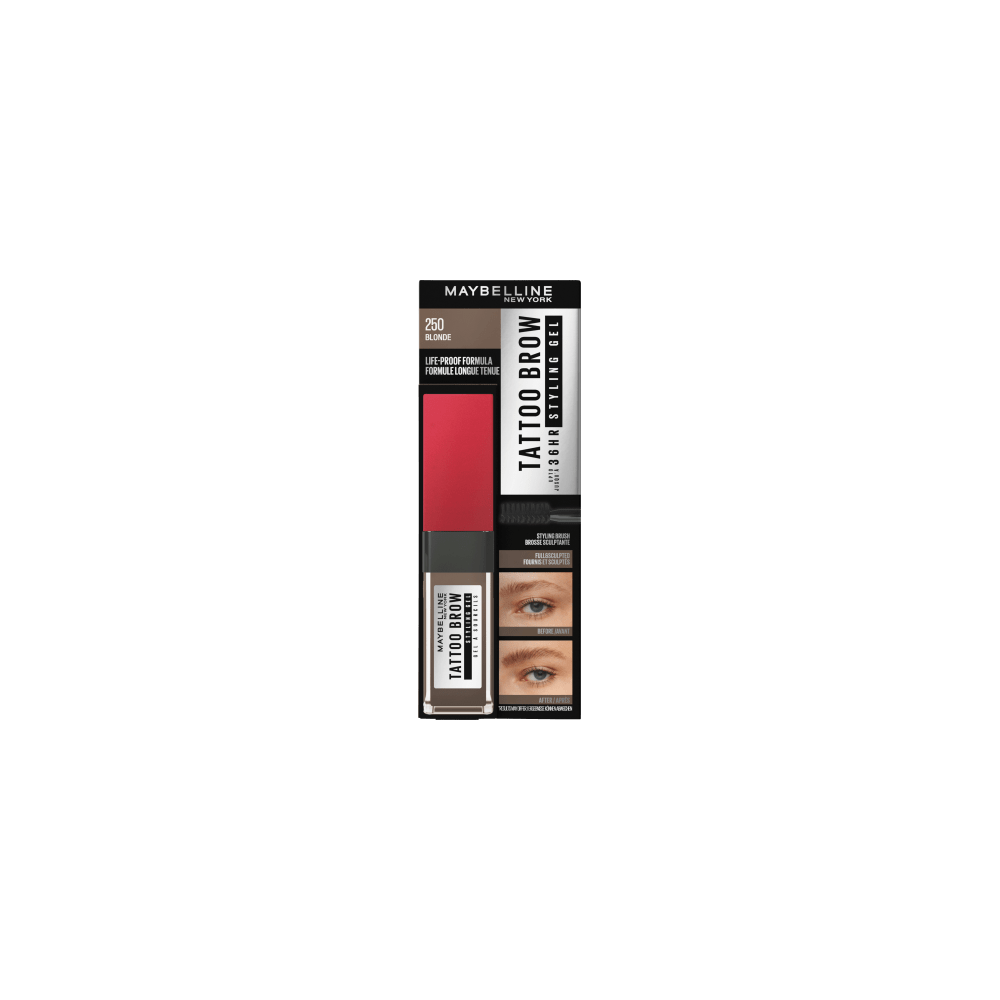 Maybelline New York Tattoo Brow 36h Styling Gel 250 Blonde 6 ml / 0.20 fl oz