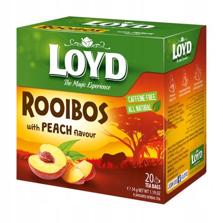 Loyd Rooibos Peach 20 tea bags