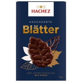 Hachez Delicate Leaves Noble Bitter Chocolate 50 g / 1.7 oz