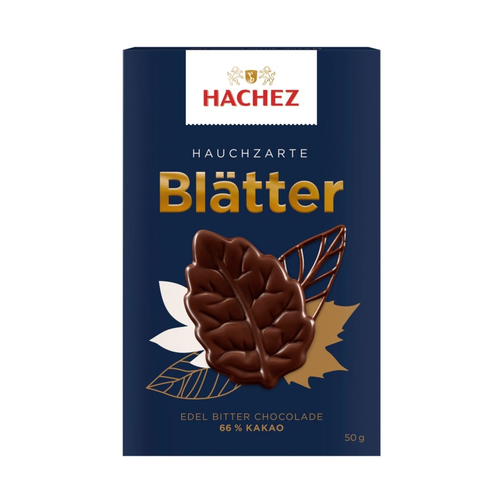 Hachez Delicate Leaves Noble Bitter Chocolate 50 g / 1.7 oz