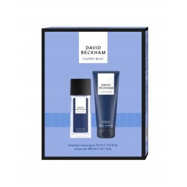 David Beckham Classic Blue Deodorant-Spray 75 ml / 2,5 fl oz + Duschgel 200 ml / 6,7 fl oz