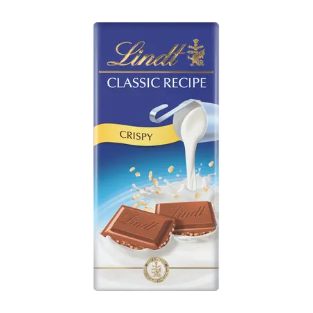 Lindt Classic Recipe Crispy 100 g / 3.5 oz