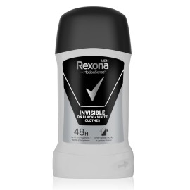 Rexona Men Unsichtbar auf schwarzer und weißer Kleidung Antiperspirant-Deo-Stick 50 ml / 1,7 oz