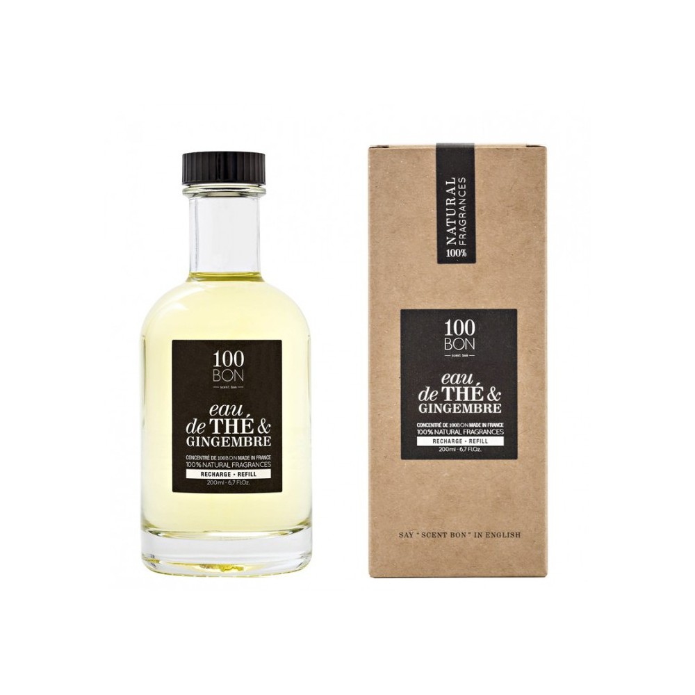 100 Bon Eau de Thé & Gingembre Konzentriertes Eau de Parfum Nachfüllung 200 ml / 6,7 fl oz