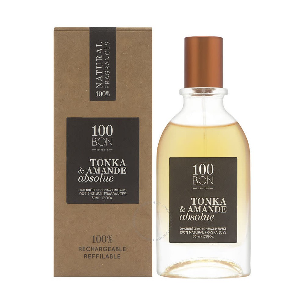 100 Bon Tonka & Amande Absolue Eau De Parfum Rechargeable 50 ml